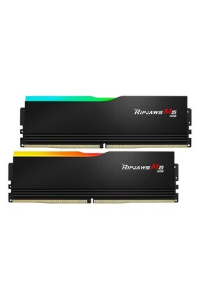G.Skill Ripjaws M5 RGB F5-6000J3648D16GX2-RM5RK 32GB (2x16GB) DDR5 6000MHz CL36 Masaüstü Bellek Image 0