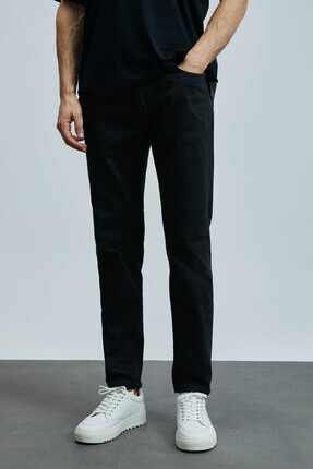 Anton Smart Siyah Erkek Jean Pantolon 111200206 Image 2
