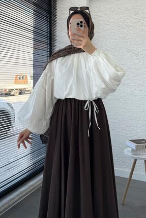 Premium Vual Crush Etek - Kahverengi Image 3