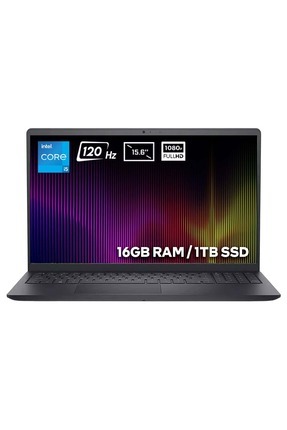 Inspiron 15 3520 Intel i5-1235U 16GB 1TB SSD 15.6 inç FHD 120Hz Ubuntu Laptop (I35201003Uv2) Image 0