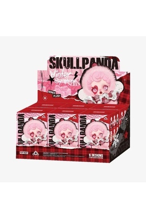 6 ADET skullpanda labubu kutu rasgele renk 6lı set gotik kız bebek skull panda Image 0