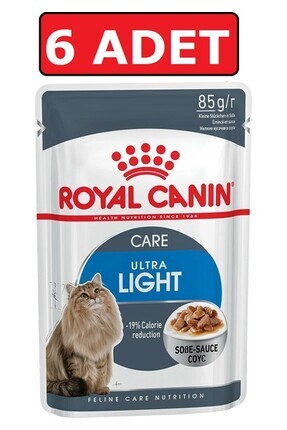 Light Weight Care Gravy Adult 85 gr x 6 Adet Yaş Kedi Maması Pounç Image 0