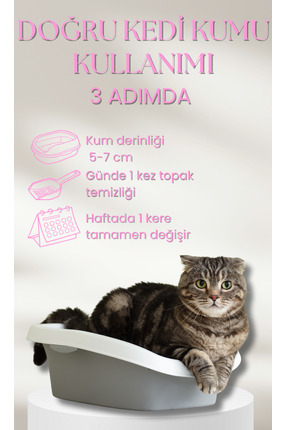 Trail 20 Lt Ince Tane Pudra Kokulu Beyaz Bentonit Kedi Kumu Image 2