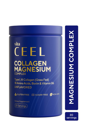 Collagen Tip 1, 3 İçeren Magnezyum Complex Bisglisinat, Malat, Sitrat, B6 Image 0