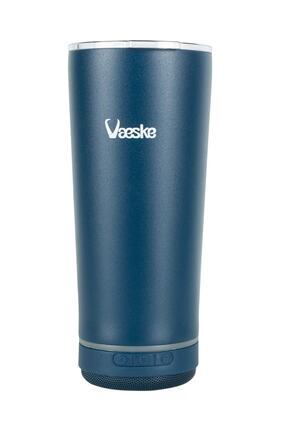BLUETOOTH HOPARLÖRLÜ 500ML PASLANMAZ ÇELİK TERMOS MAVİ Image 0