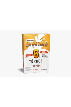 GÜNAY YAYINCILIK 6. SINIF BUMERANG TÜRKÇE ETKİNLİKLİ AKILLI KİTAP BECERİ TEMELLİ (GÜNCEL MÜFREDAT) Image 0