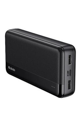 MC-1370 20000 mAh Çift USB Çıkışlı 5V 2.1A LED Göstergeli Siyah Powerbank Image 0