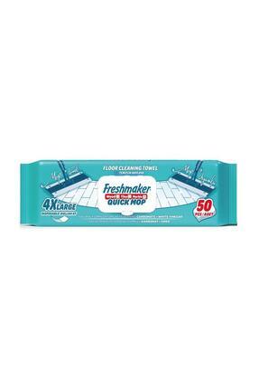 Karbonat ve Beyaz Sirke Katkılı Yüzey Yer Temizlik Mandallı Mop Havlusu - 50'li Paket Image 0