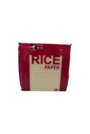 Rice Paper Pirinç Yufkası Kare 21x21 Ortalama 50 Yaprak 500 G. Image 0