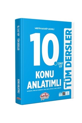 Maarif Modeli 10. Sınıf VİP Tüm Dersler Konu Anlatımlı Image 0