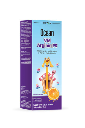 Ocean Vm Arginin Ps Multivitamin Ve Multimineral İçeren Sıvı Takviye Edici Gıda 150 Ml Image 0