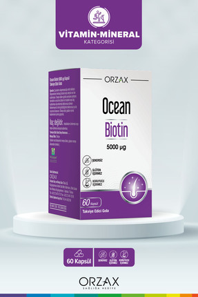 Biotin 5000 Mcg 60 Kapsül Image 0