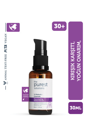 Kırışıklık Karşıtı, Onarıcı Retinol (a Vitamini) Gece Serumu 30 Ml (1% Retinol + Ceramide) Image 0