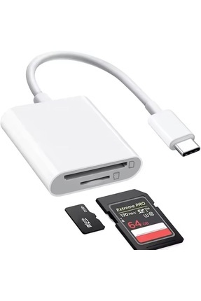 iphone 15 / 16 serilerine uyumlu Sd Kart Hafıza Kart okuyucu Type-c SD Micro Sd  Hafıza Kart Okuyucu Image 0