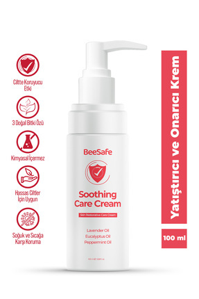 Yatıştırıcı ve Onarıcı Krem (Lavanta, Okaliptus, Nane, Gliserin) - 100 ml Image 0
