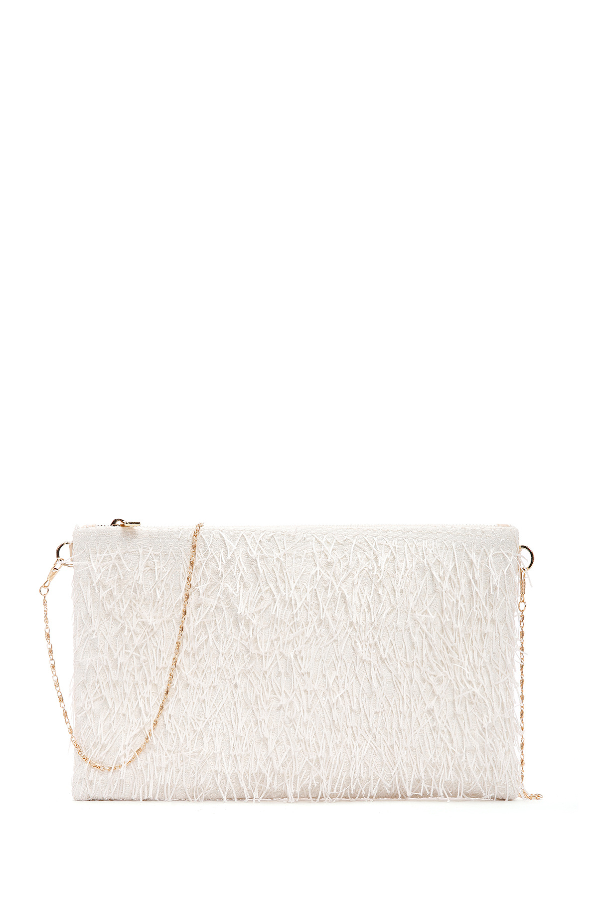 زنان زنجیره ای بلند و سفید Portfoy Bag 25SBD22046F
