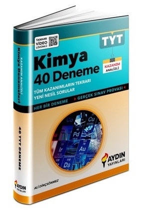 Aydın Yayınları TYT Kimya 40 Deneme + TYT Deneme Image 0