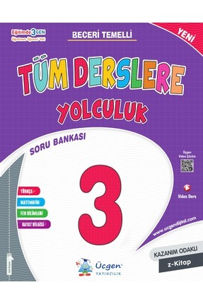 ÜÇGEN YAYINCILIK 3.SINIF – TÜM DERSLERE YOLCULUK – SORU BANKASI Image 0
