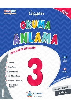 Üçgen 2025 3. Sınıf Türkçe Okuma Anlama 36 Hafta Image 0