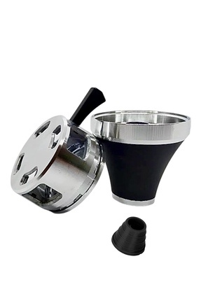 Kilitli közlük lotus lüle set takım metal siyah Image 0