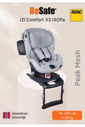 Izi Comfort X3 Oto Koltuğu Isofix 9-18 kg Peak Mesh Image 0