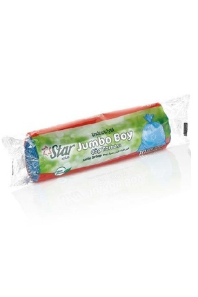 Jumbo Boy 80x110 Çöp Torbası 10'lu (Mavi) Image 0