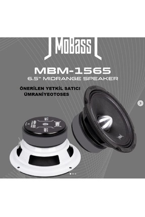 MOBAS MBM-1565 16 CM ÇİFT DEĞERİ 600 WAT 300 RMS MİDRANGE Image 0