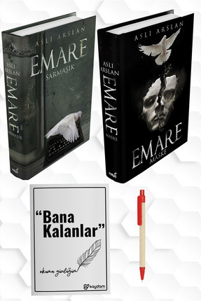 ASLI ARSLAN-EMARE SARMAŞIK-EMARE MASKE CİLTLİ İKİ KİTAP VE HEDİYELER İLE BİRLİKTE Image 0