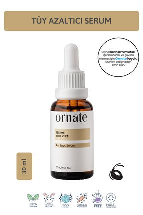Karınca Yumurtası Yağlı Tüy Azaltıcı Ve Tüy Serum 30ml %0.5 Formic Acid %10 Aloe Vera Image 0