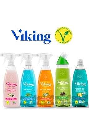 Premium 5'li (mutfak,banyo,çok Amaçlı ,wc Temizleyici,bulaşık Deterjanı) Paket 750 Ml Image 0