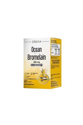 Ocean Bromelain 60 Kapsül Image 0