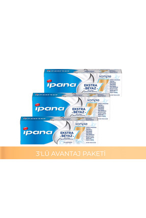 Komple 7 Ekstra Beyaz Diş Macunu 65 ml- 7 Etki Bir Arada, Ekstra Beyazlık ve Ferahlık Image 0