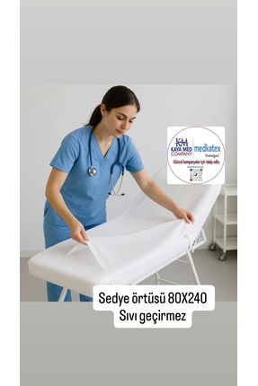 Lastikli Sedye Örtüsü 50 Adet Image 0