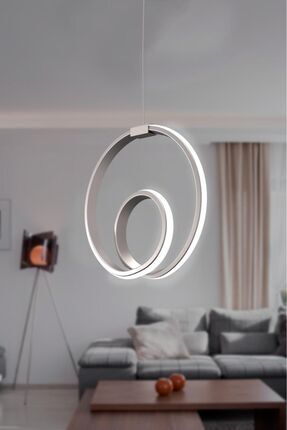 LEVENT Sarkıt Led Beyaz Işık Ultra Ledli Salon Mutfak Oda Hol Ledli Avize Image 0
