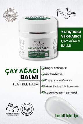 Yatıştırmaya Ve Onarmaya Yardımcı Çay Ağacı Balmı Bakım Kremi 50 ml (TEA TREE BALM) Image 0