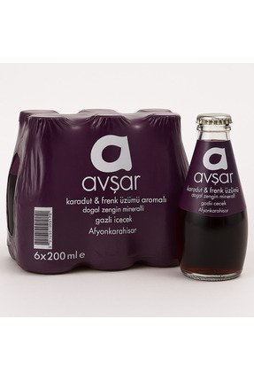 Karadut & Frenk Üzüm Aromalı Maden Suyu 6x200 Ml. (6'LI) Image 0