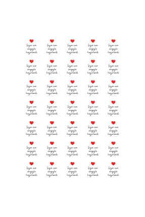 Paketlemeye özel 700 adet sticker, Sizin için sevgiyle hazırlandı Image 0