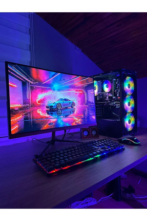 Oyuncu Bilgisayarı Gaming Pc Masaüstü Set I5 Rx 580 8 Gb Ekran Kartı 16 Gb Ram Rgb Image 0