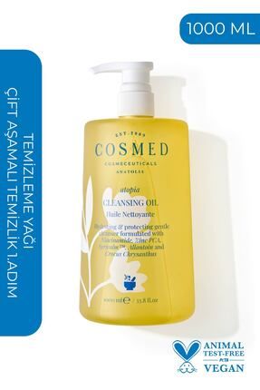 Atopia Cleansing Oil - Yüz Ve Vücut İçin Temizleme Yağı - Yağ Bazlı Temizleyici 1000 ml Image 0