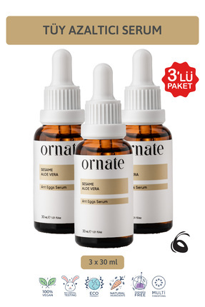 Karınca Yumurtası Yağı Tüy Azaltıcı Ve Nemlendirici Serum 3'lü Süper Set 30ml Image 0