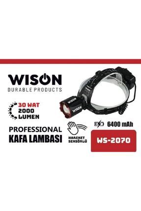 Ws-2070 2000 Lümen 30 Watt Profesyonel Kafa Lambası Kafa Feneri Image 0