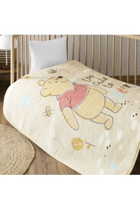 Lisanslı Disney Winnie The Pooh Sweet Baby Bebek Battaniye Image 0