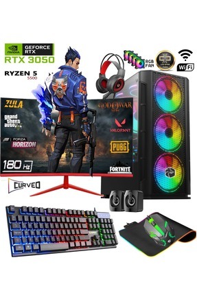 TC66X Ryzen 5 5500 32GB 1TB M.2 Nvme SSD RTX3050 24