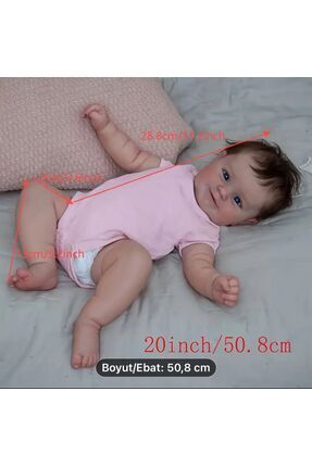 50 Cm Silikon Bebek Oyuncak Vinil Bebek Image 0
