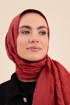 Bambunoor Kiremit Naia Pamuk Şal 70x210 Image 0