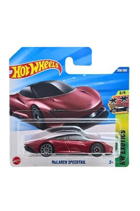 McLAREN Speedtail Red 2025 HW Exotics 1:64 Diecast Araba Image 0
