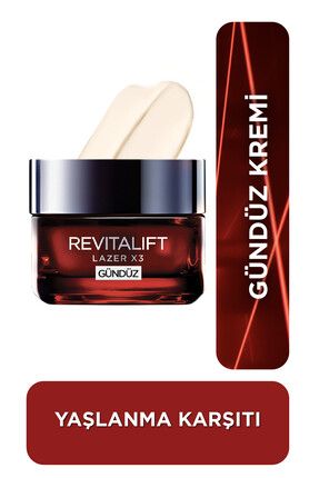 L'oréal Paris Revitalift Lazer X3 Yoğun Yaşlanma Karşıtı Gündüz Bakım Kremi Image 0