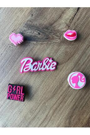 Jibbitz Terlik Süsü 5 ADET Kızlar için Barbie prenses Aşk Image 0