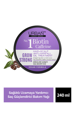 Expert Biotin Ve Kafein Grow Strong Saç Güçlendirici Bakım Yağı-vegan-240ml Image 0