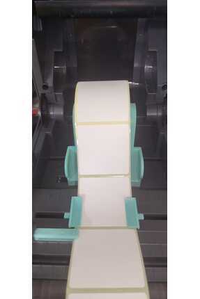 55 x 55 KUŞE BARKOD ETİKET 1 RULO / 750 ADET 40 LIK KUKA ( RİBON İLE BASKI YAPILIR ) Image 0